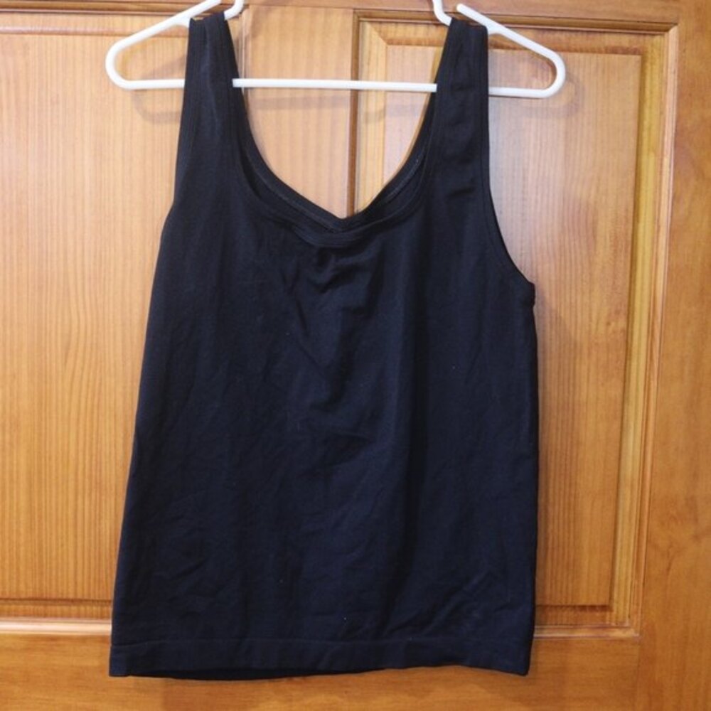 White House Black Market Black Athletic Tagless Tank Top XL - Picture 5 of 8
